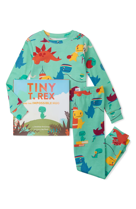 Tiny T-Rex & Book to bed