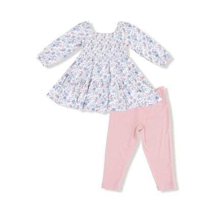 Country Girl Floral Dress & Bamboo Legging