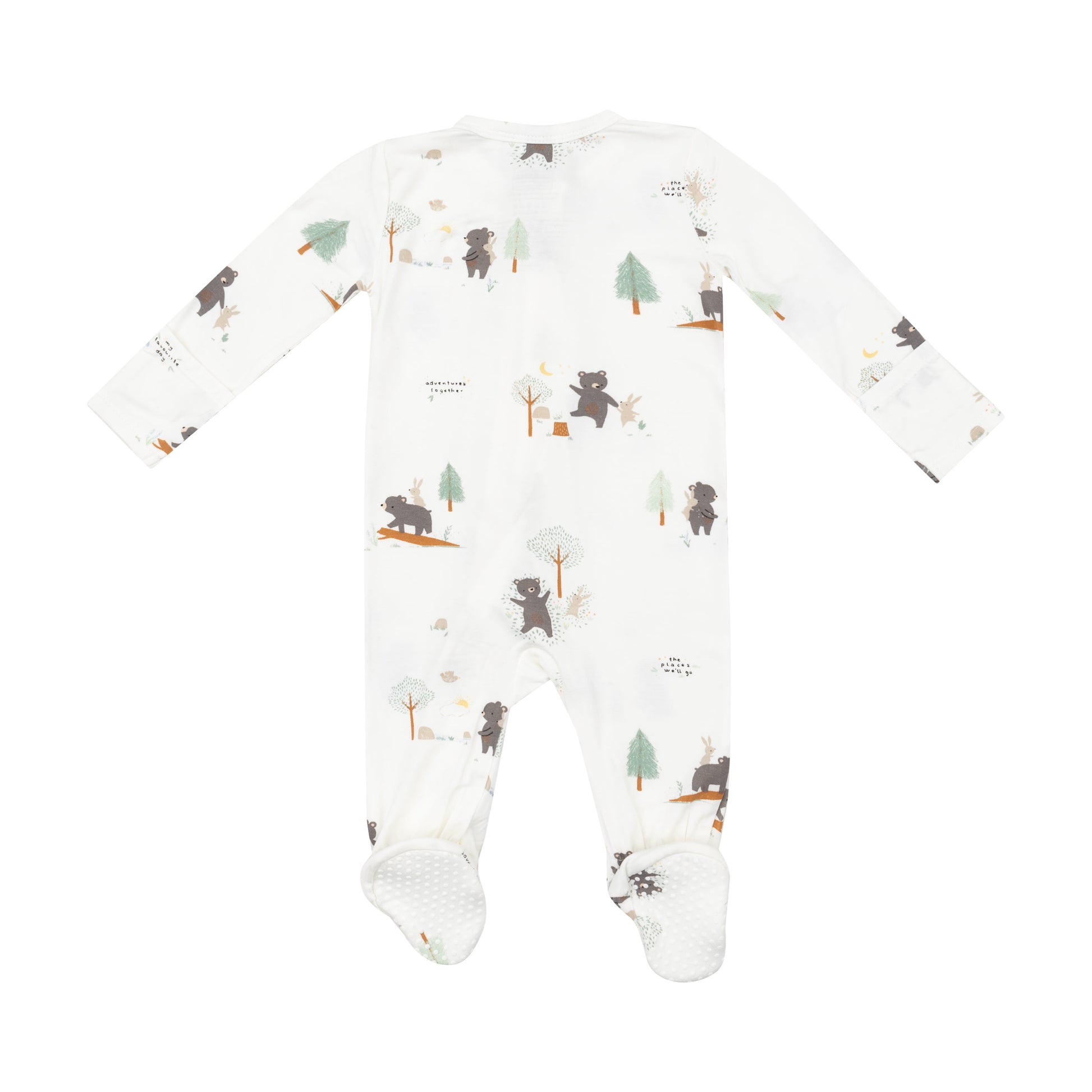 Bear And Bunny Adventures 2 Way Zipper Footie