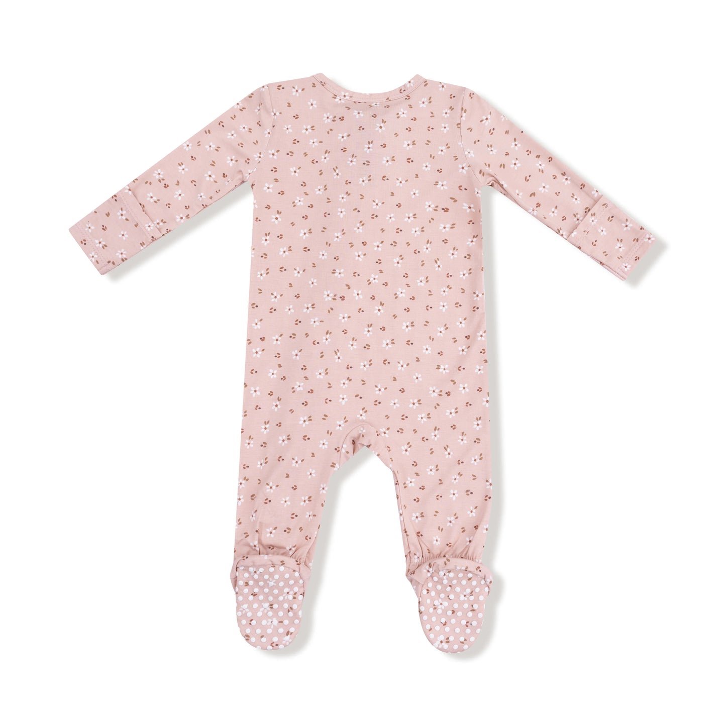 Carrie Floral Pink 2 Way Footie