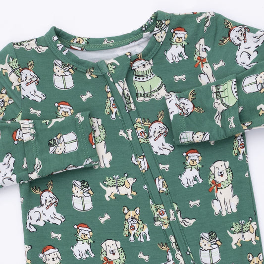 Christmas Dog Uni Footie