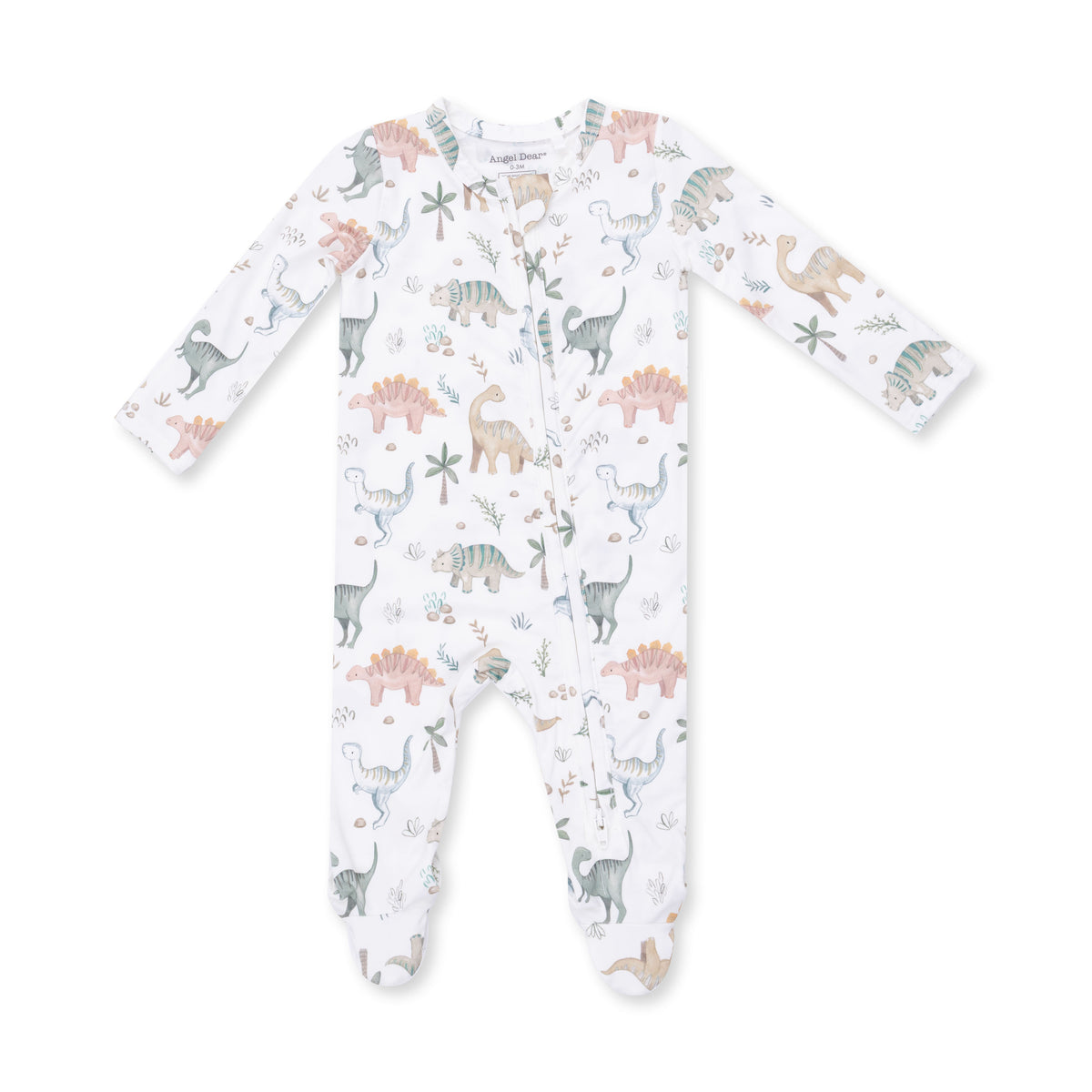 Sweet Baby Dino 2 Way Zipper Footie