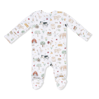 Cute Farm Animals 2 Way Footie