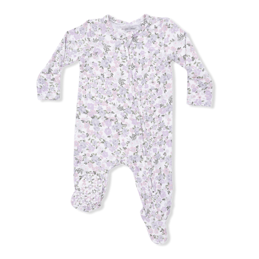 Shannon Floral 2 Way Zipper Footie