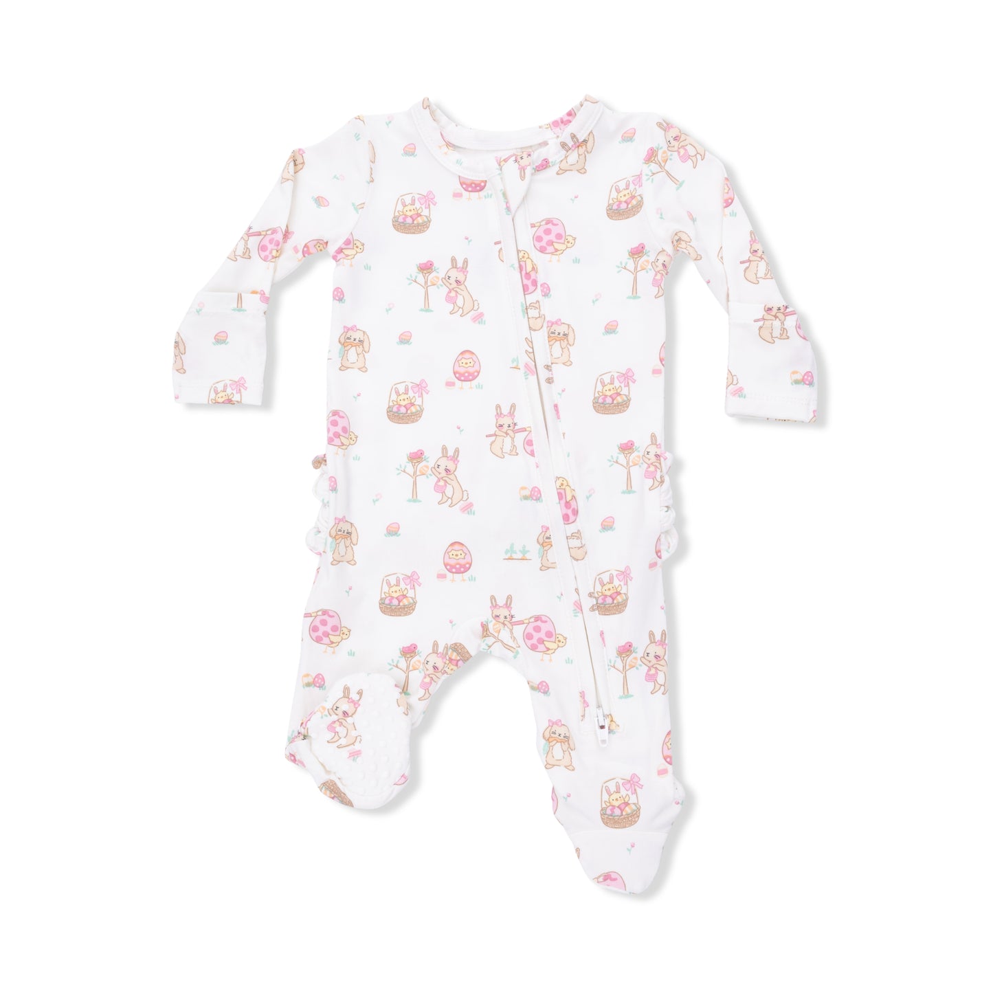Easter Egg Hunt Pink 2 Way Footie
