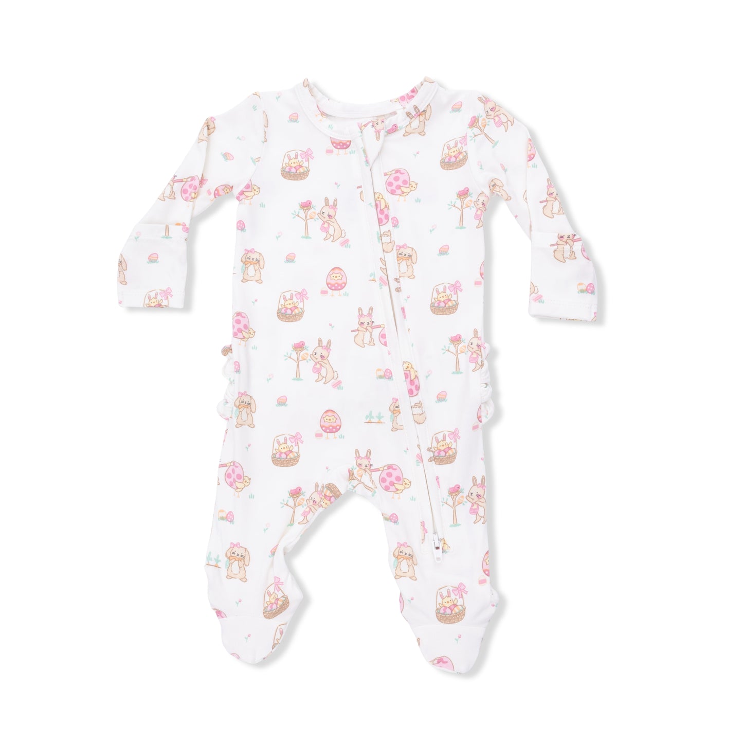 Easter Egg Hunt Pink 2 Way Footie