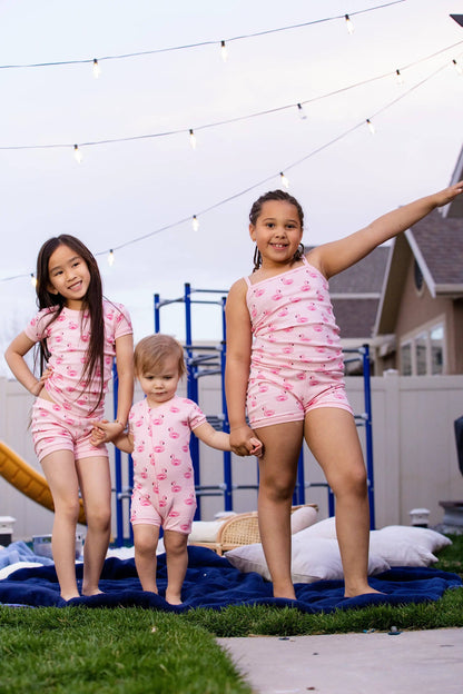 Flamingo Floaties 2Pc Pajama Set