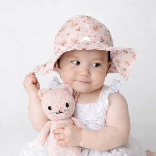 Rosie Pink Kitty Sunhat