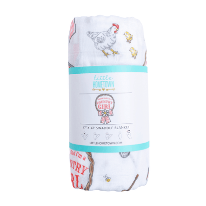 Country Girl Muslin Swaddle