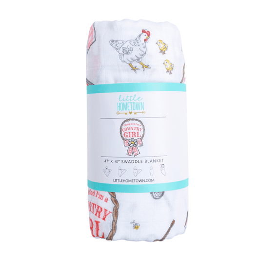 Country Girl Muslin Swaddle