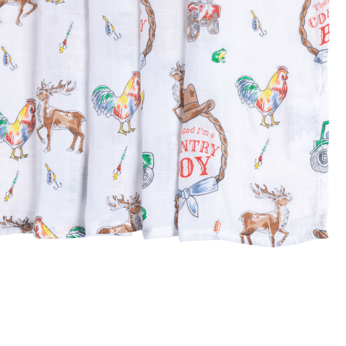 Country Boy Muslin Swaddle