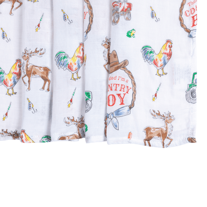 Country Boy Muslin Swaddle