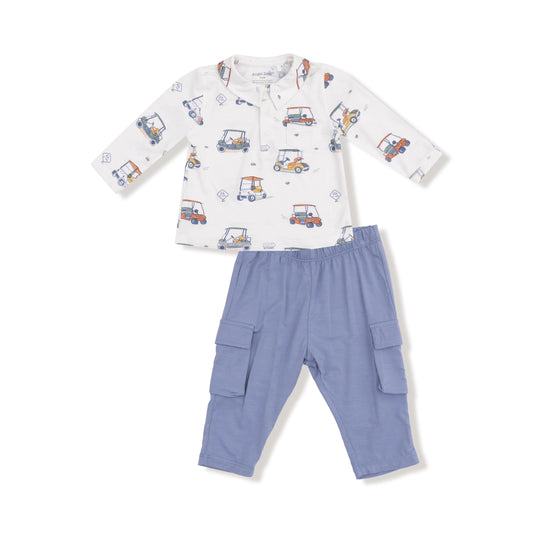 Zooming Golf Carts Polo L/s Set