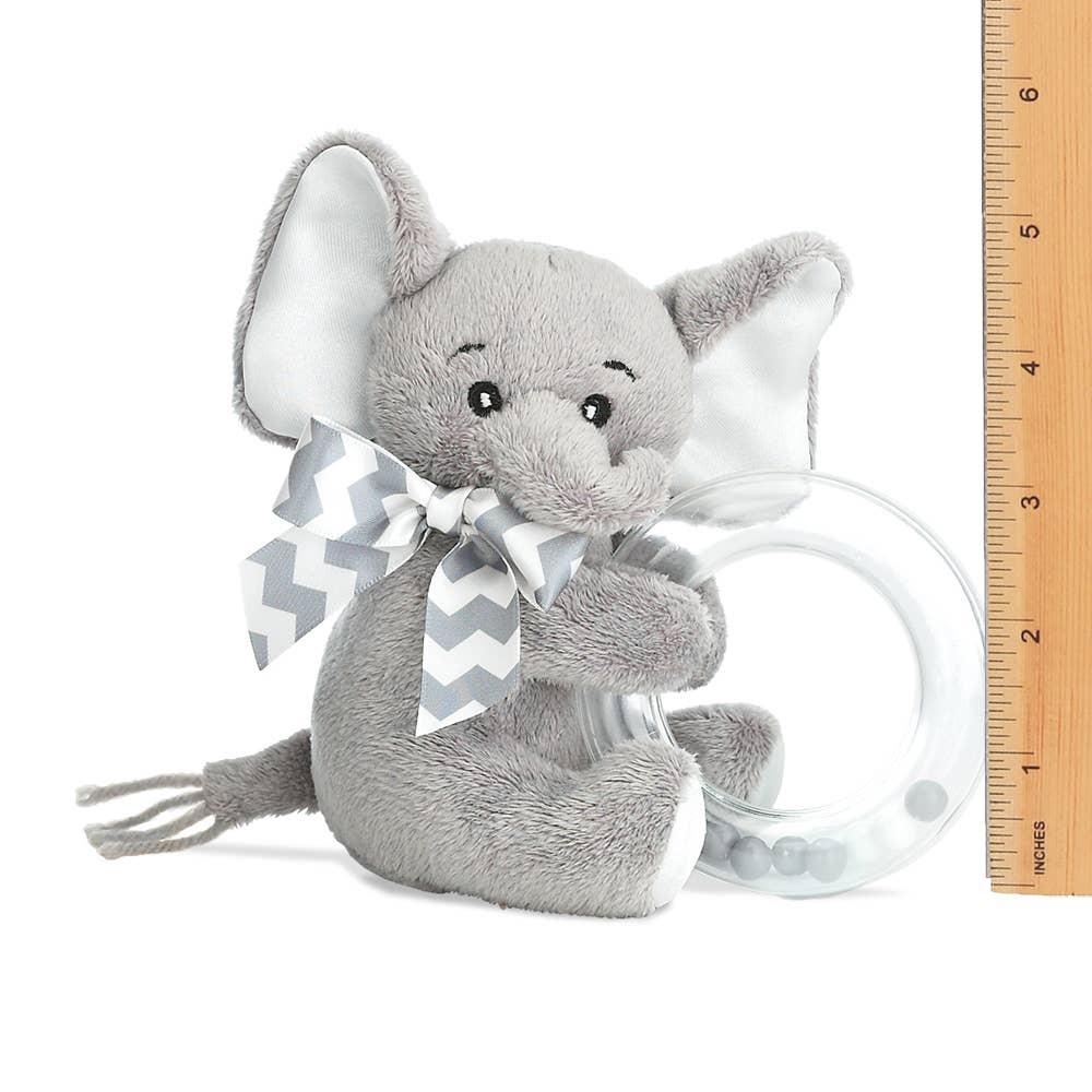 Lil' Spout Gray Elephant Shaker Rattle