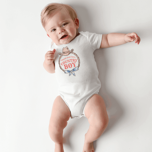 NB Country Boy Onesie