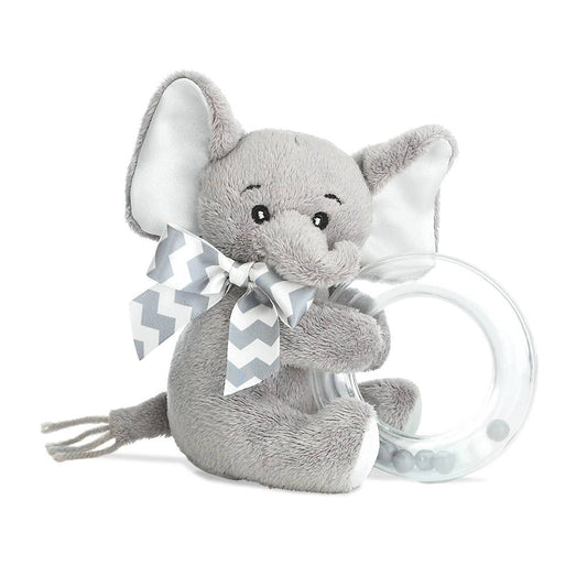Lil' Spout Gray Elephant Shaker Rattle
