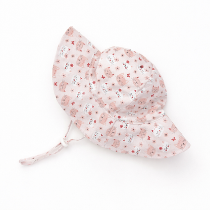 Rosie Pink Kitty Sunhat