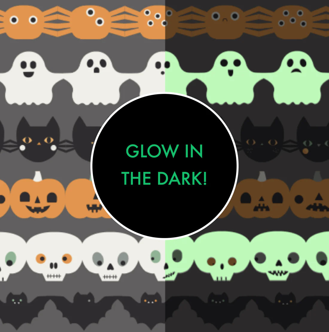 Halloween Glow In The Dark Loungewear Set