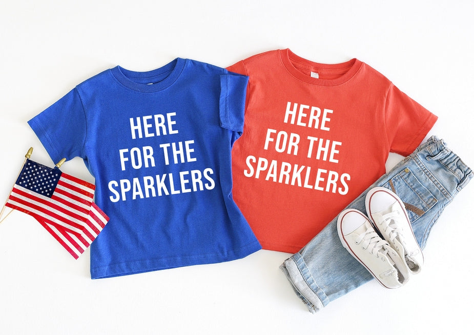 Here For the Sparklers Tee