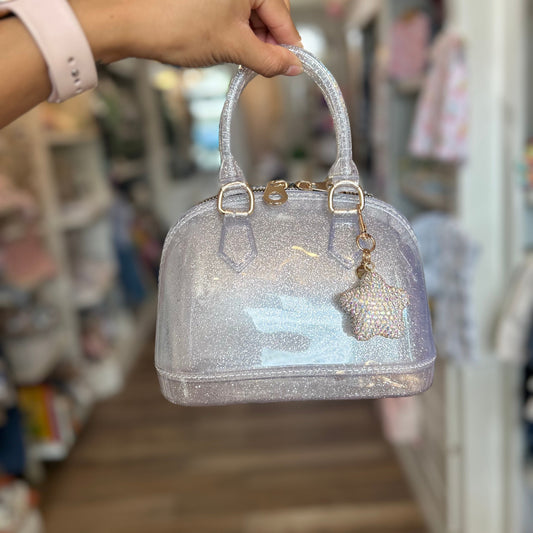 Cate Silver Sparkle Handbag