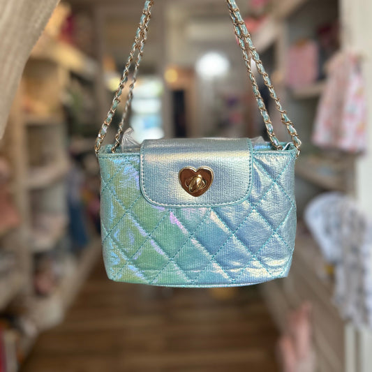 Paige Metallic Handbag