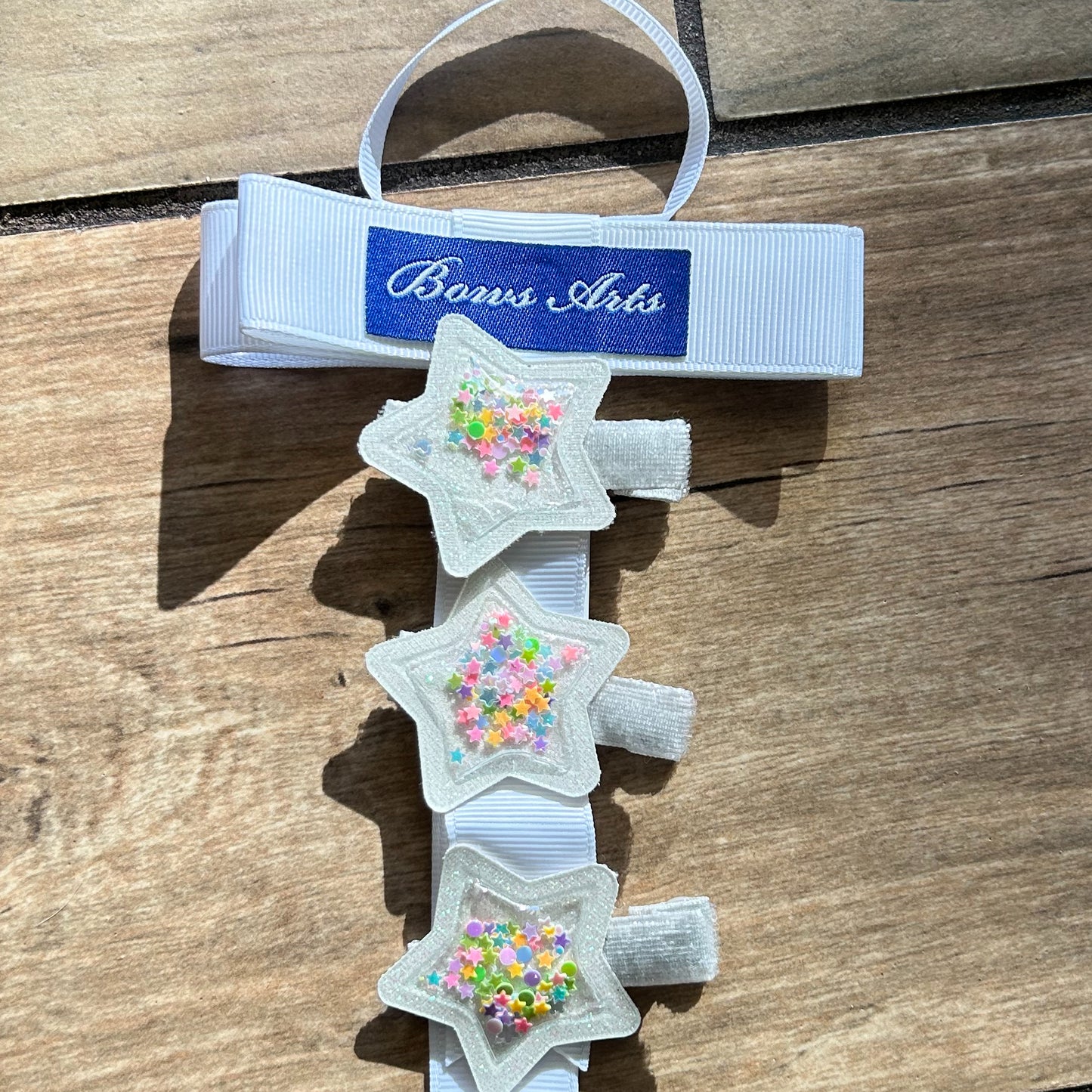 Glitter Star Shaker Clip