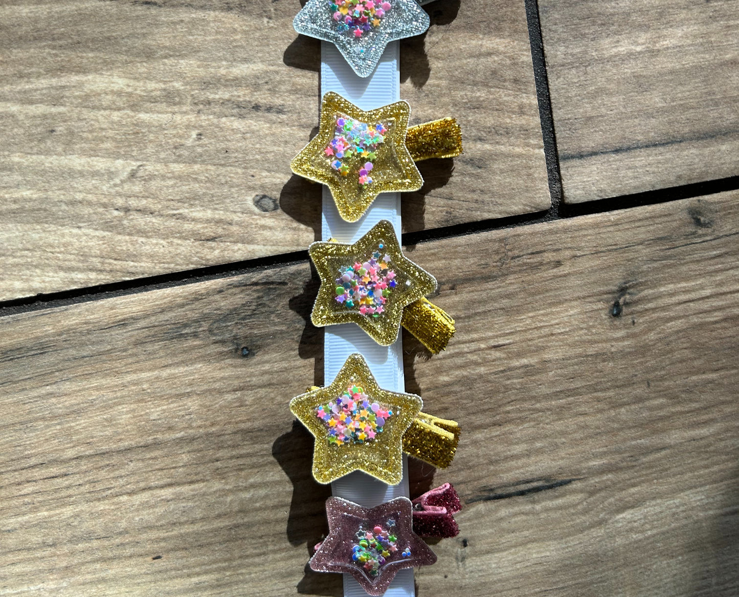 Glitter Star Shaker Clip