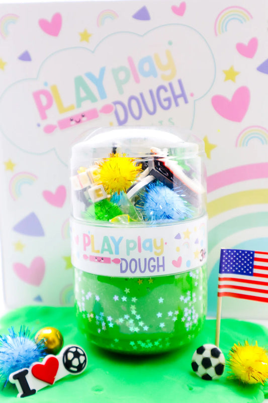 Soccer Play Dough
