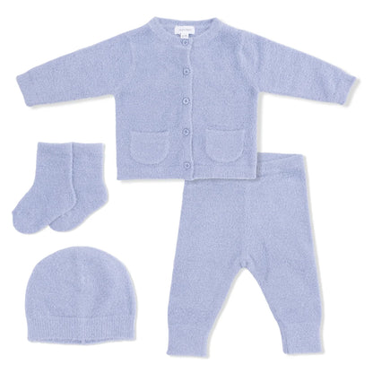 Chenille 4Pc Cardigan Set