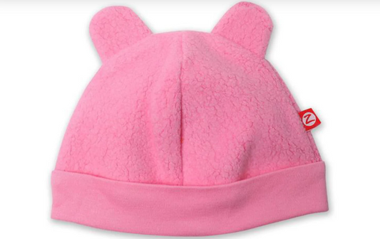 Hot Pink Cozie Fleece Hat