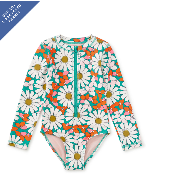 Girl L/s One-Piece Swimsuit