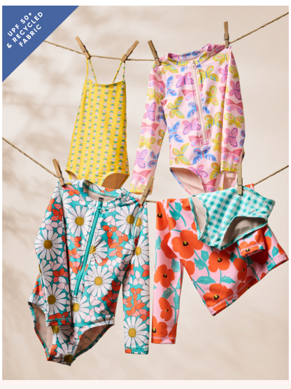 Girl L/s One-Piece Swimsuit