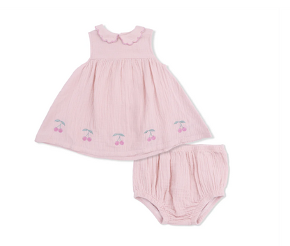 Petal Collar Dress w/Bloomers