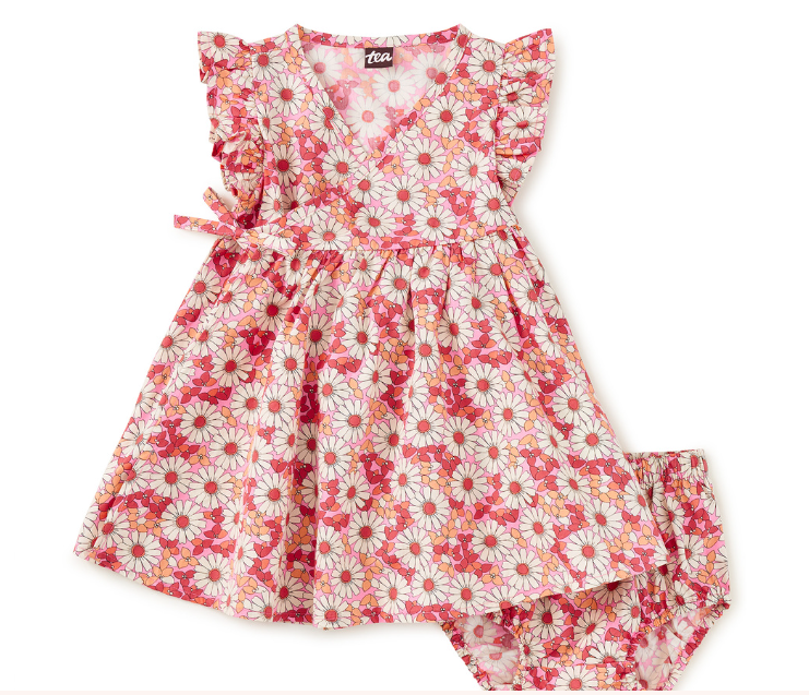 Girl Daisy Deluxe Wrap Dress