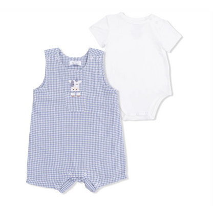 Cute Farm Animals Bodysuit Set