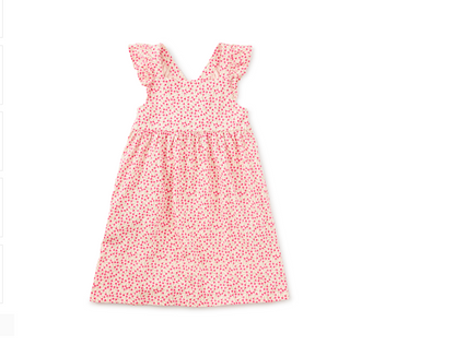 Infant Girl Mini Rose Ruffle Strap Dress