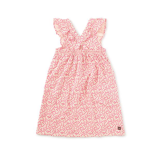 Infant Girl Mini Rose Ruffle Strap Dress
