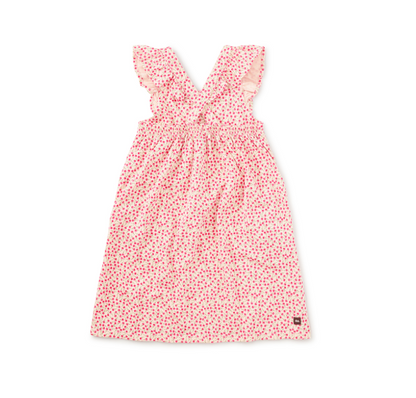 Infant Girl Mini Rose Ruffle Strap Dress