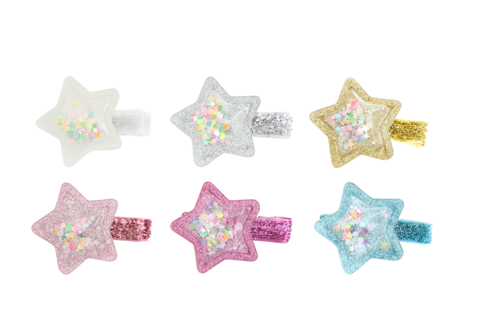 Glitter Star Shaker Clip