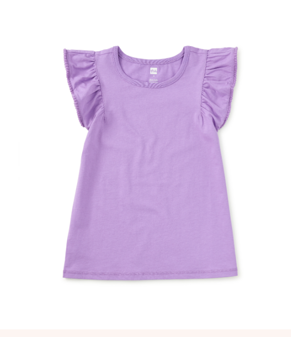 Girl Pom Pom Flutter Top
