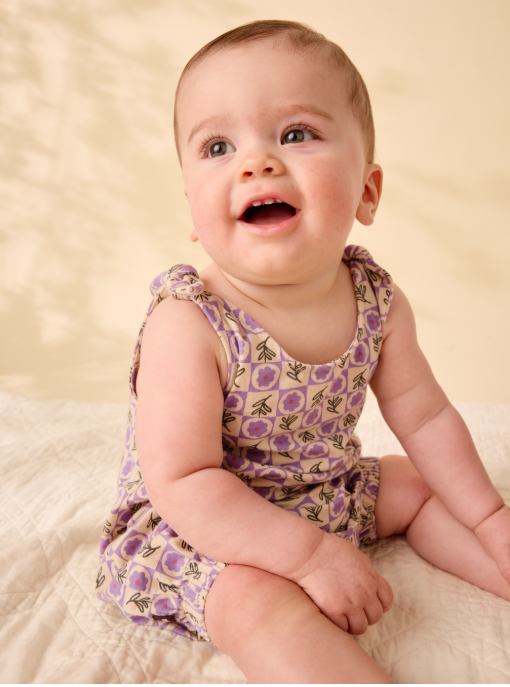 Infants Girl Petal Romper