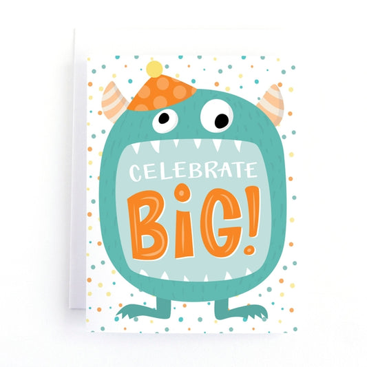 Celebrate Big Kid's Monster Birthday Card