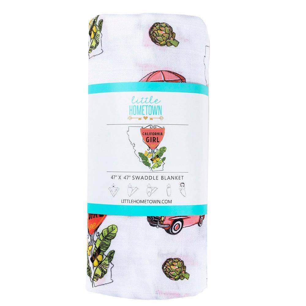 California Girl Muslin Swaddle