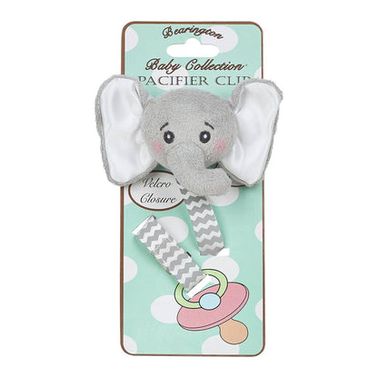 Lil' Spout Gray Elephant Pacifier Clip