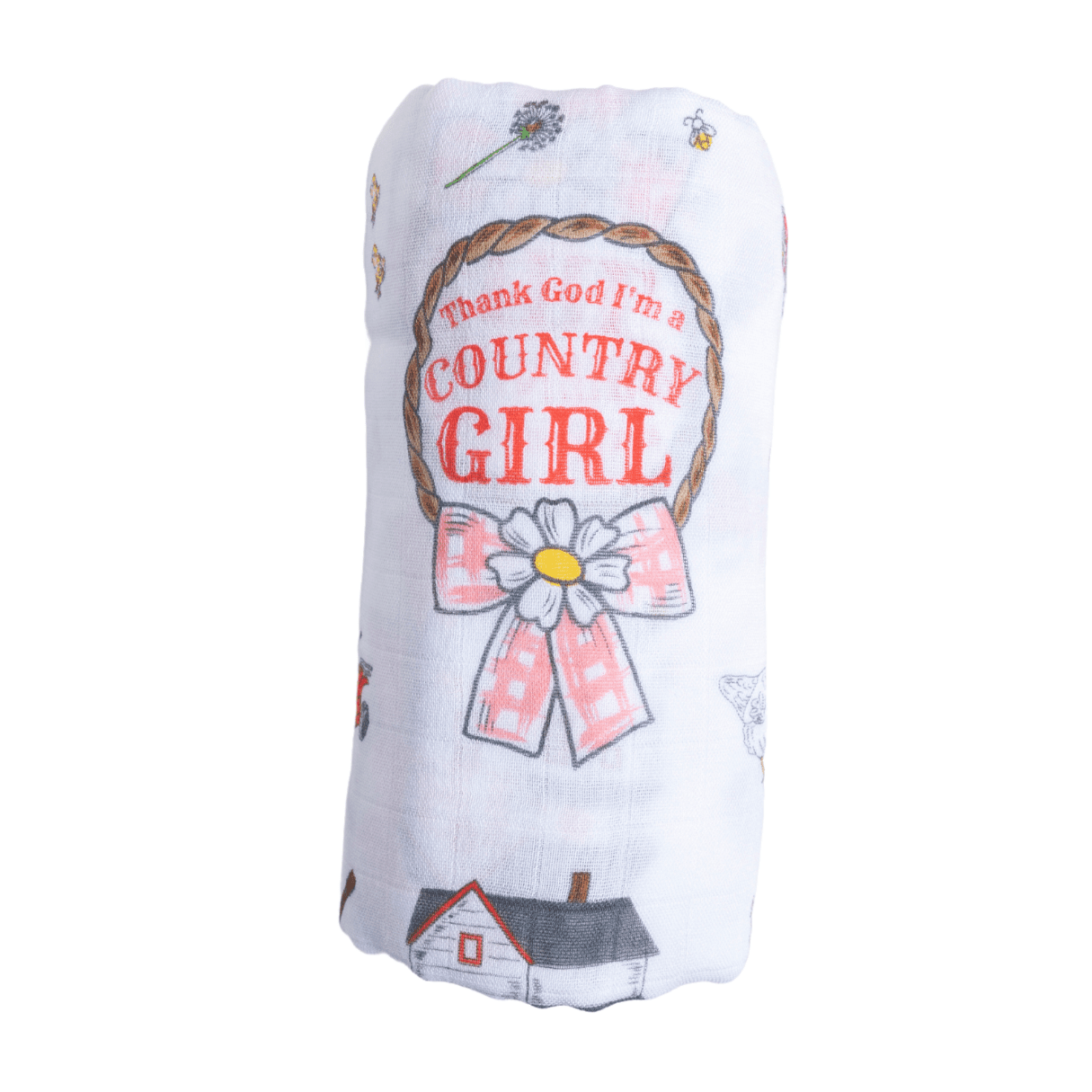 Country Girl Muslin Swaddle