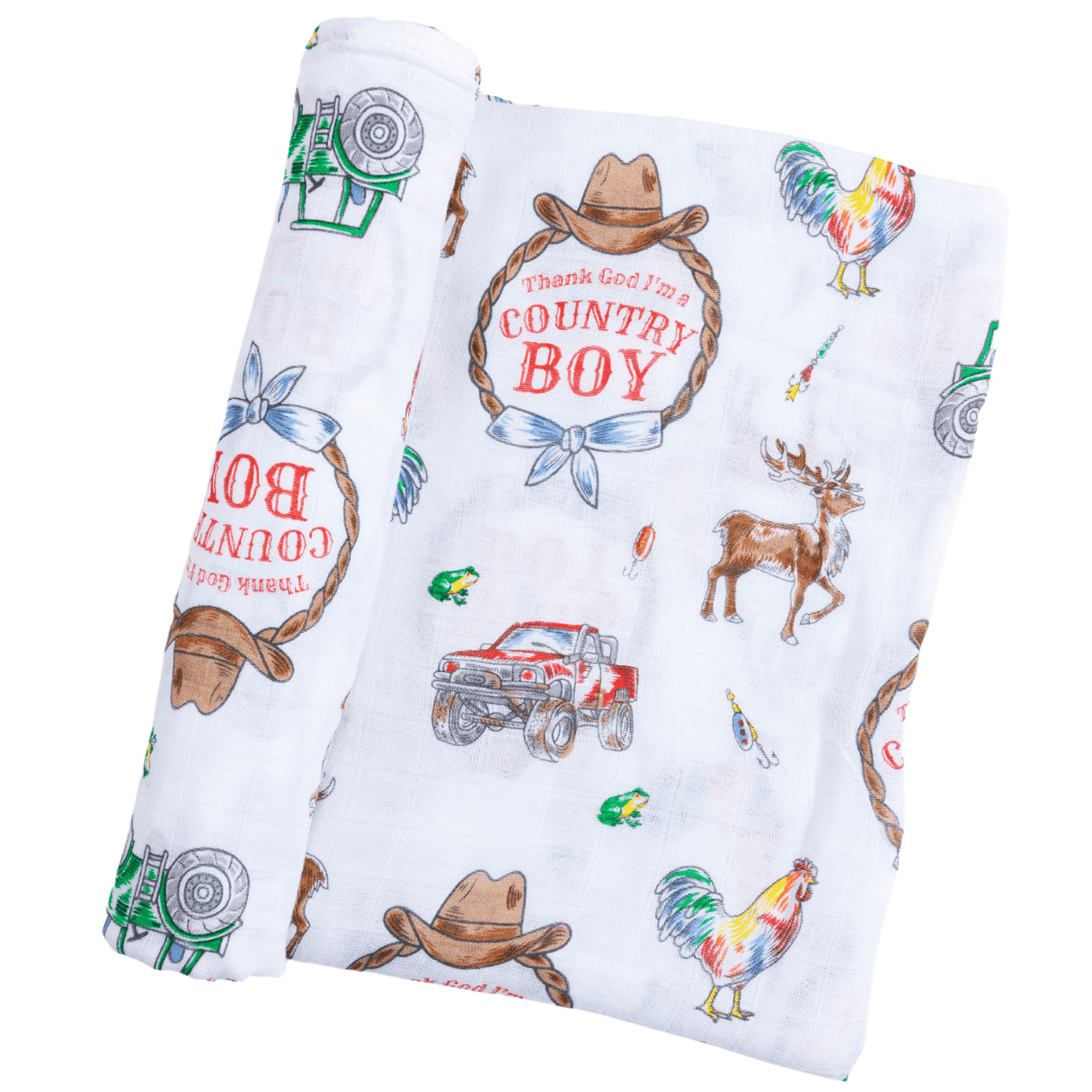 Country Boy Muslin Swaddle