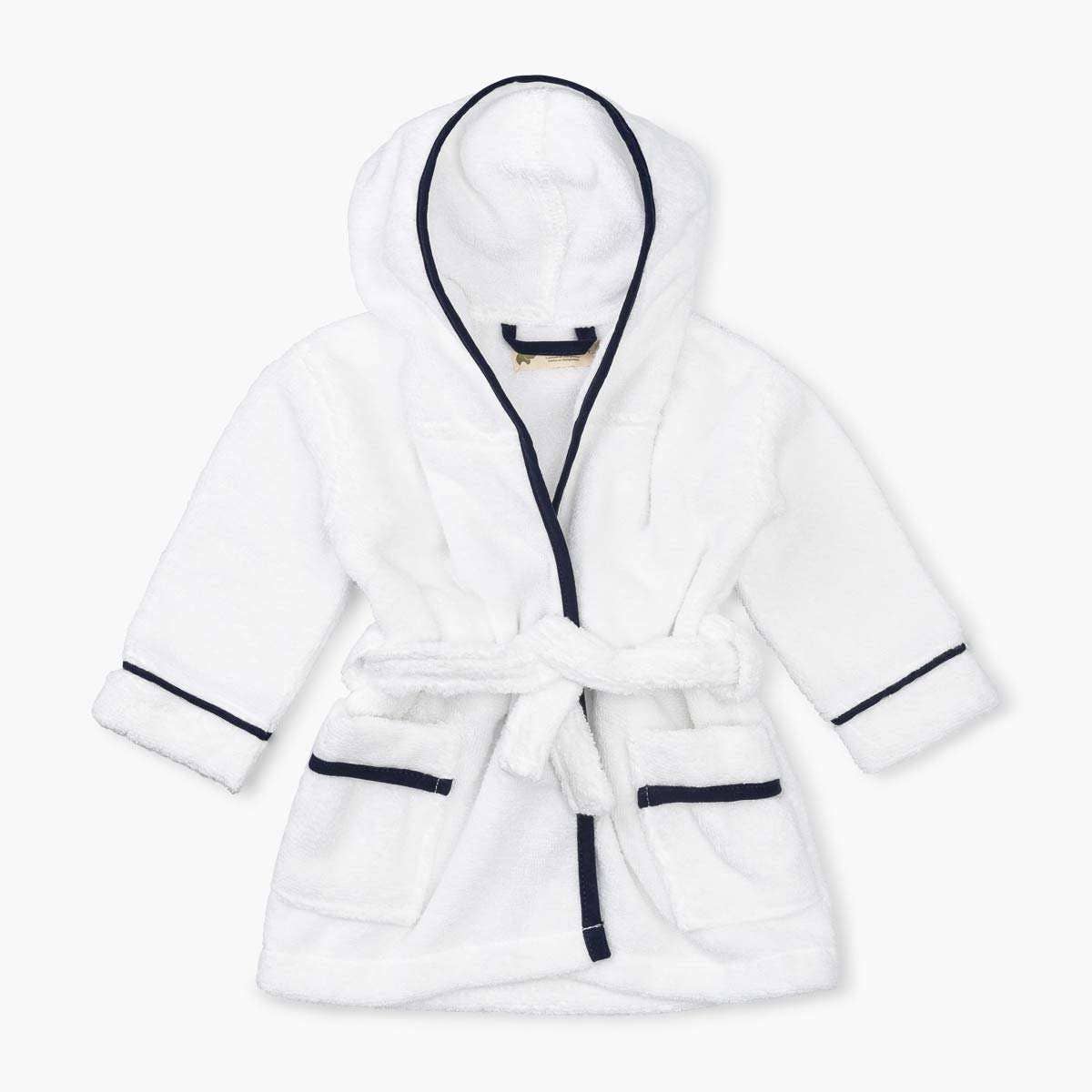 Navy Terry Bathrobe