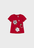 Strawberry & Flowers Cotton Baby Tee