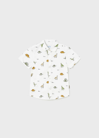 Dino Print Short Sleeve Shirt