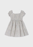 Neutral Floral Dress